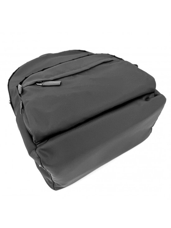 Prada Backpack Triangle Logo Nylon Black Silver main image 8